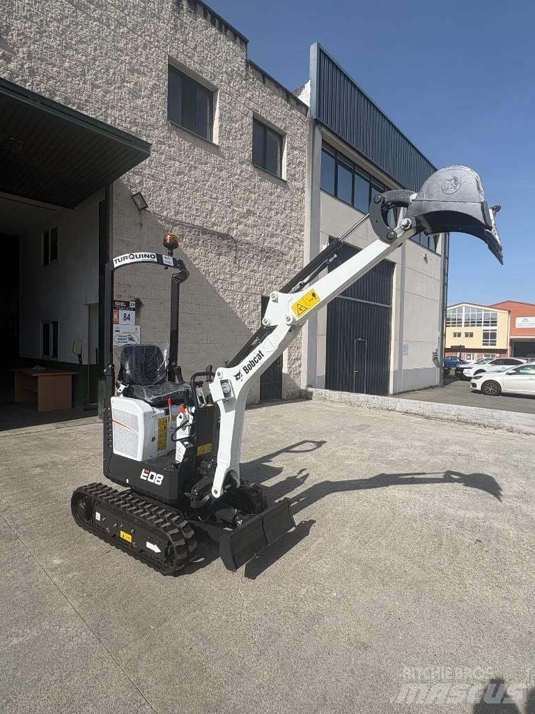 Bobcat E 08 Mini Excavators <7t (Mini Diggers)