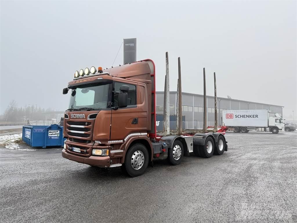 Scania R 730 8X4 Log trucks