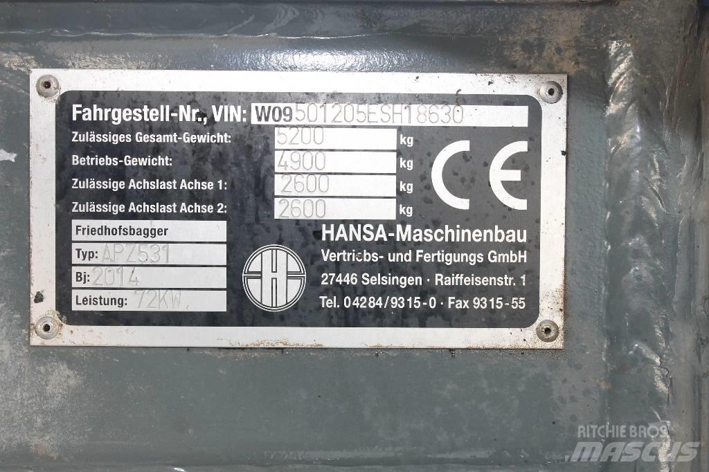 Hansa APZ 531 Wheeled Excavators