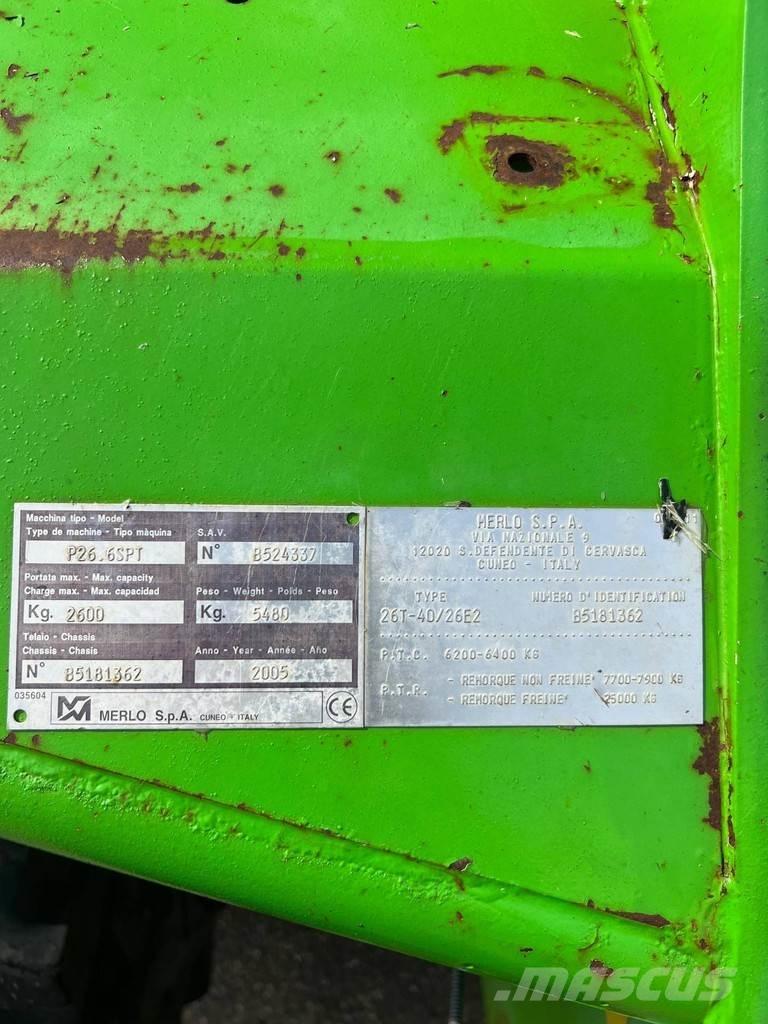 Merlo P26.6 SPT Telescopic Handlers