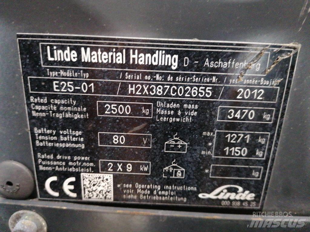 Linde E25-01 Electric Forklifts