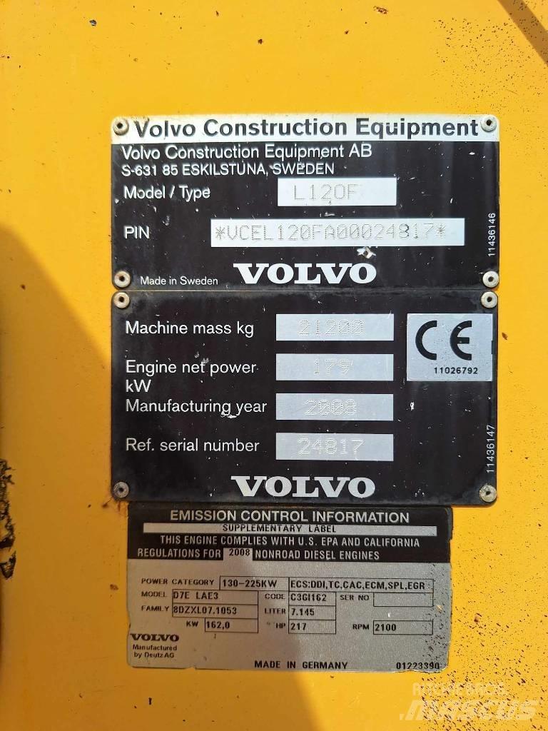 Volvo L 120 F Wheel Loaders