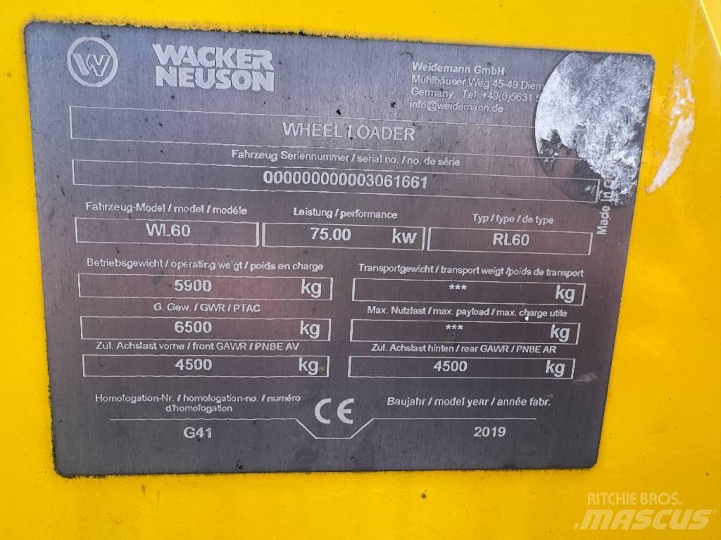 Wacker Neuson WL60 Wheel Loaders