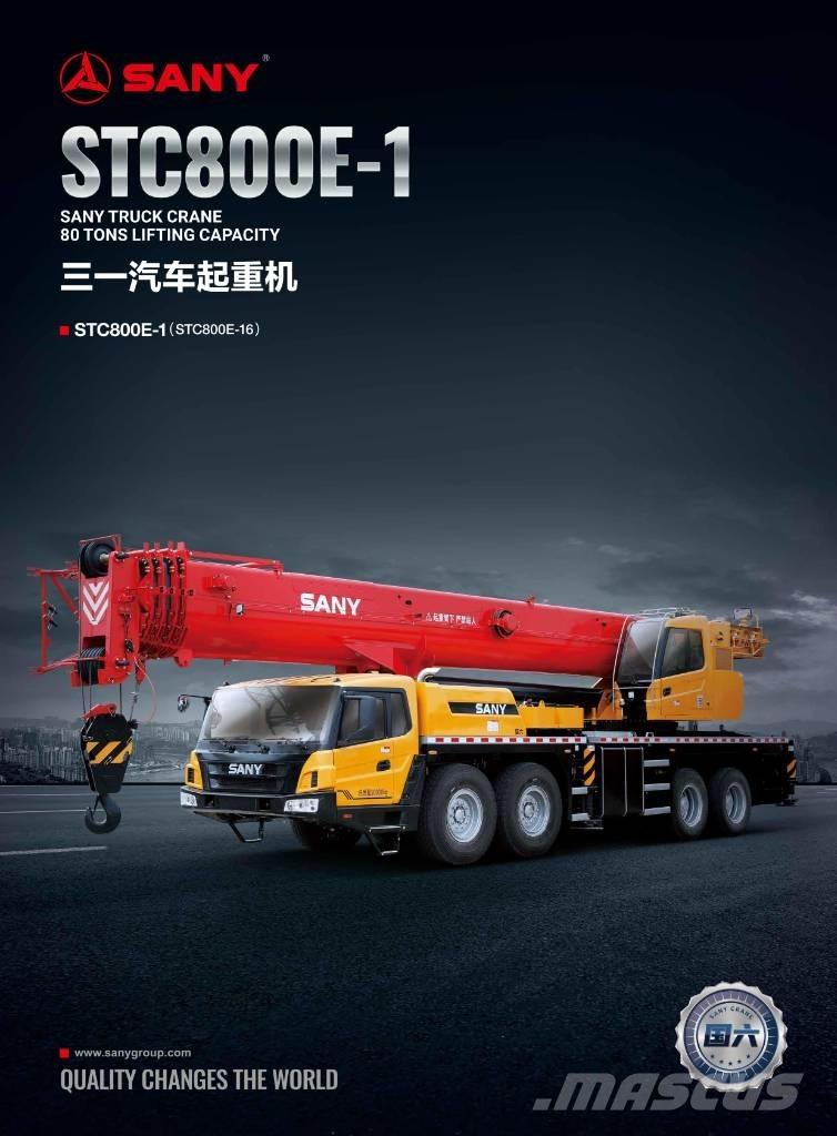 Sany STC800E5-1 Mobile and all terrain cranes
