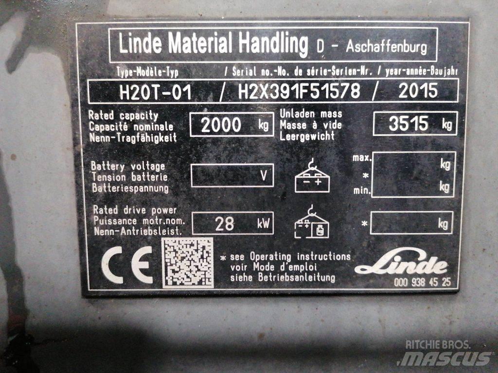 Linde H20T-01 LPG trucks