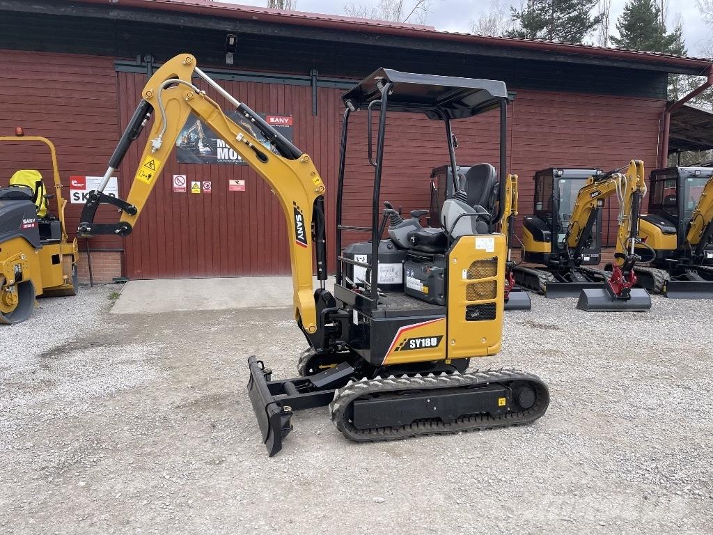 Sany SY18U Mini Excavators <7t (Mini Diggers)