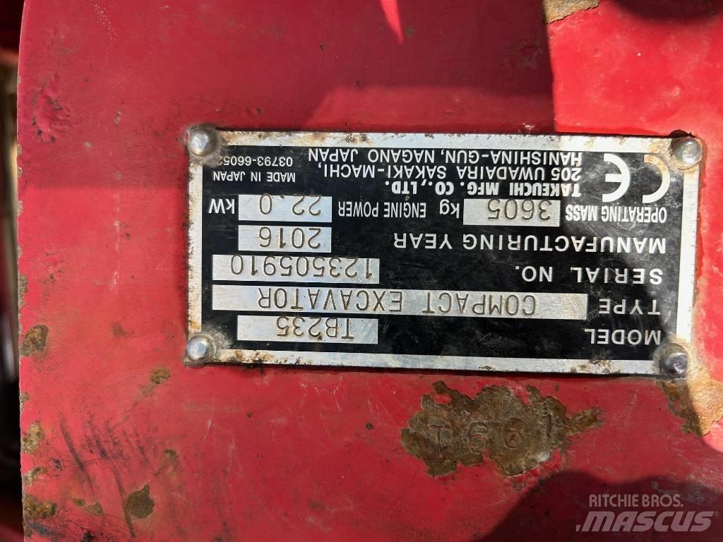 Takeuchi TB 235 Mini Excavators <7t (Mini Diggers)