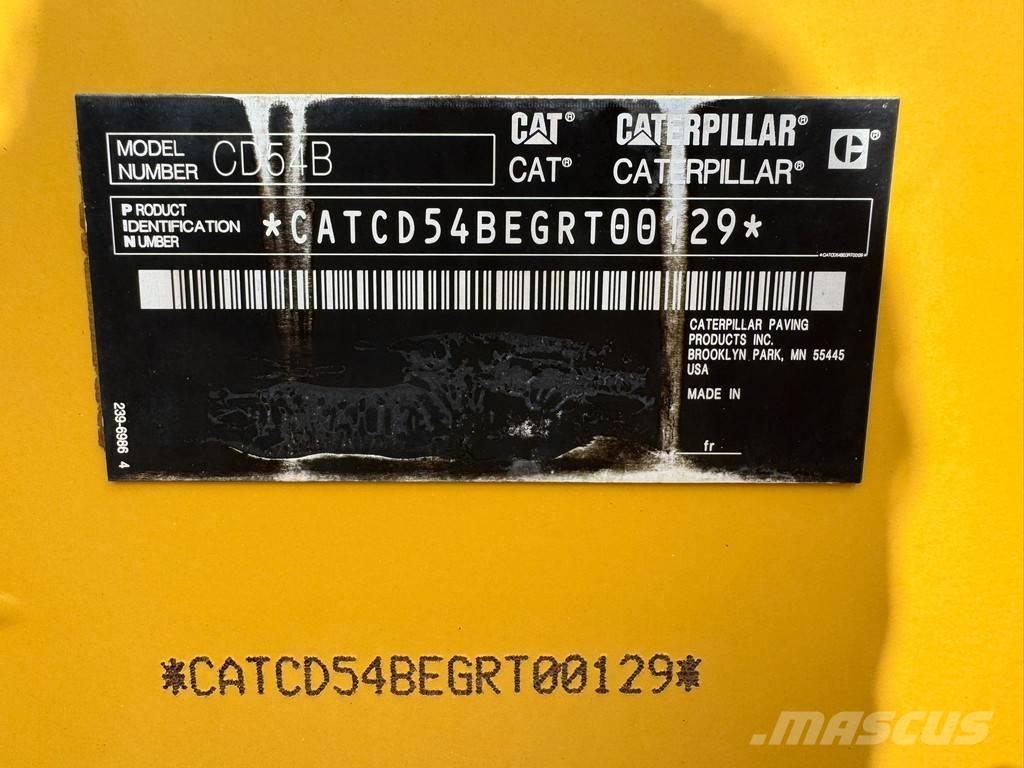 CAT CD54B Twin drum rollers