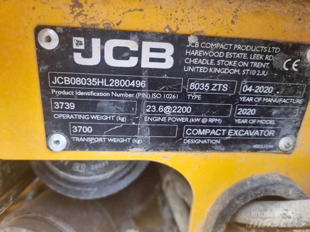 JCB 8035 ZTS Mini Excavators <7t (Mini Diggers)