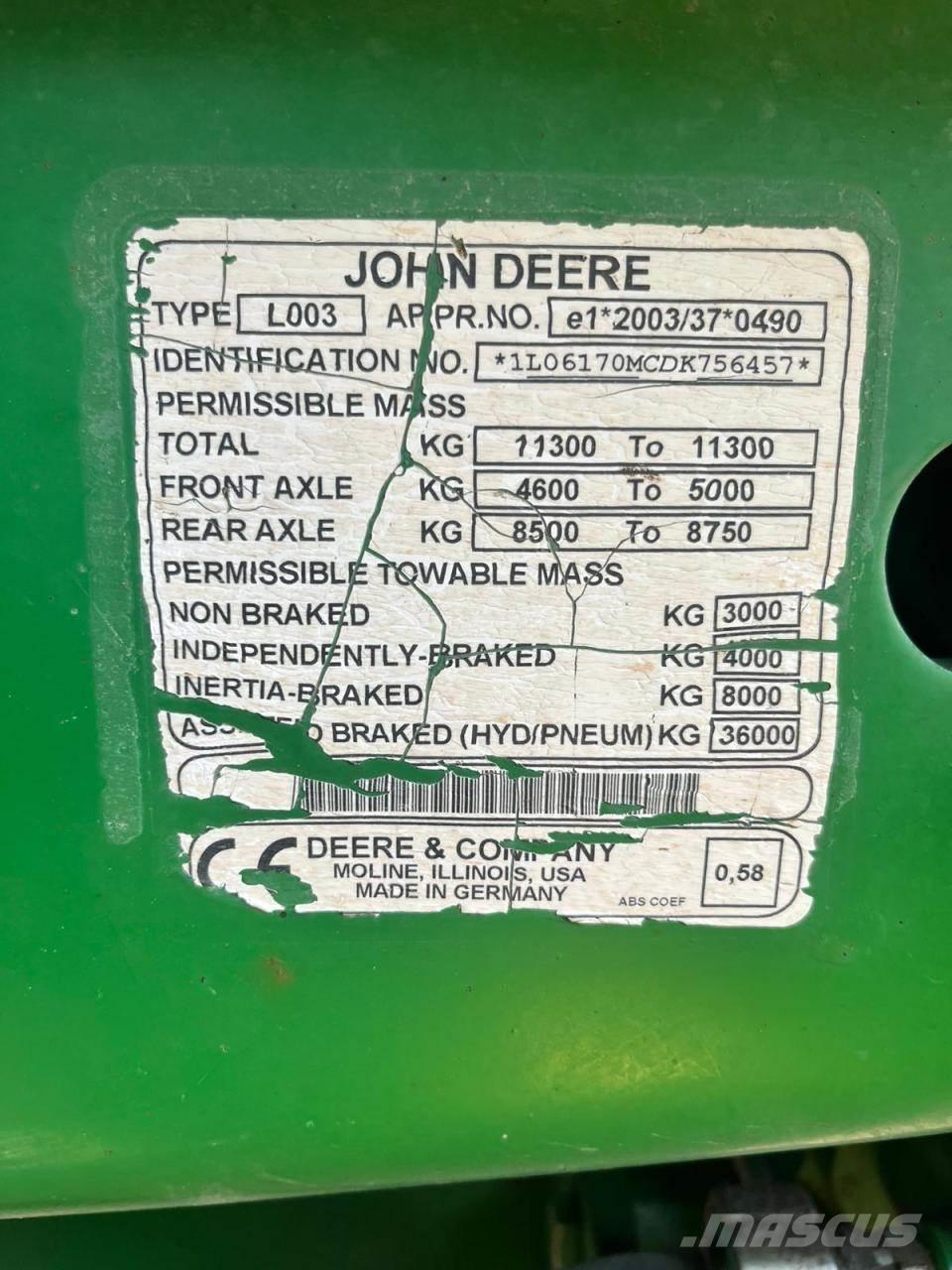 John Deere 6170M Tractors