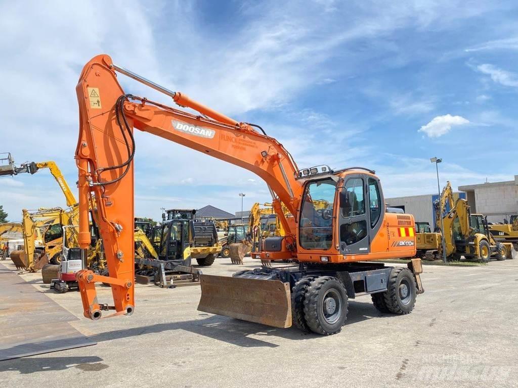 Doosan DX170W NVT Wheeled Excavators
