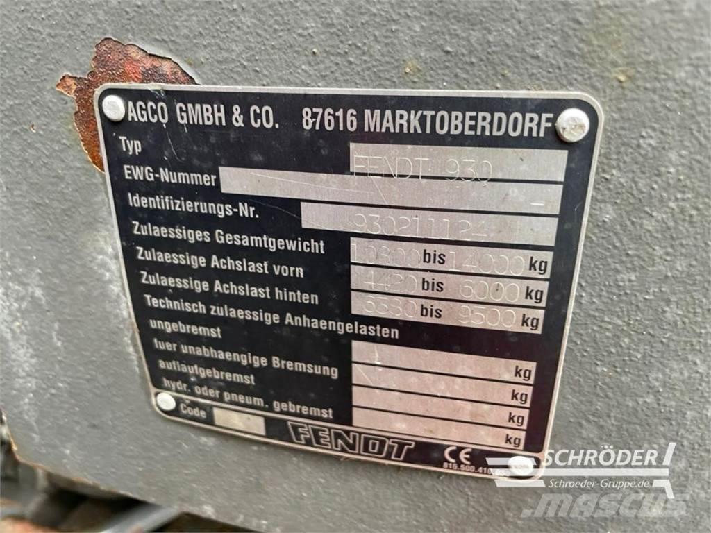 Fendt 930 VARIO Tractors