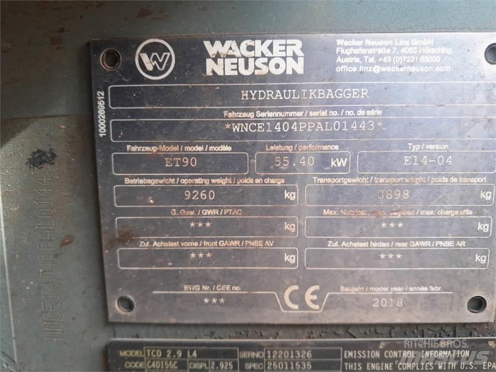Wacker Neuson ET90 Mini Excavators <7t (Mini Diggers)