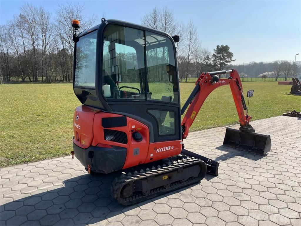 Kubota KX18-4 Mini Excavators <7t (Mini Diggers)