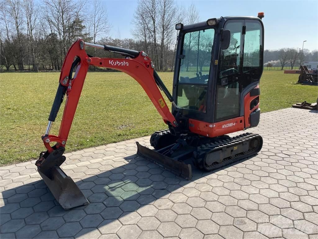 Kubota KX18-4 Mini Excavators <7t (Mini Diggers)