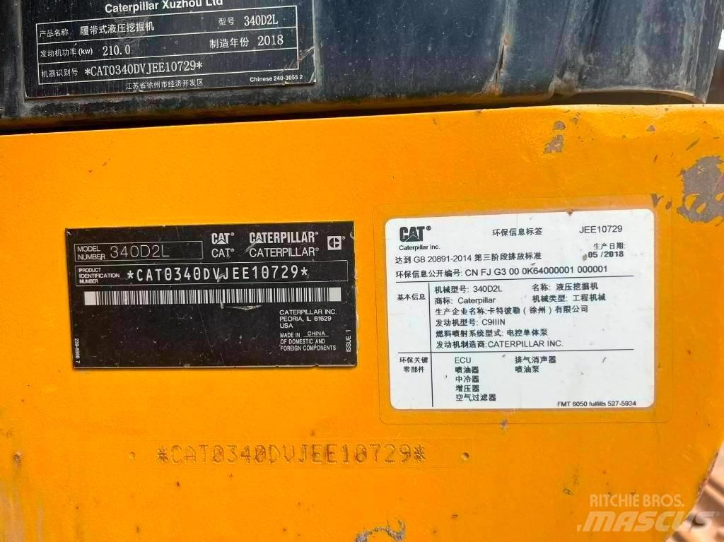 Carter 340D2L Crawler Excavators