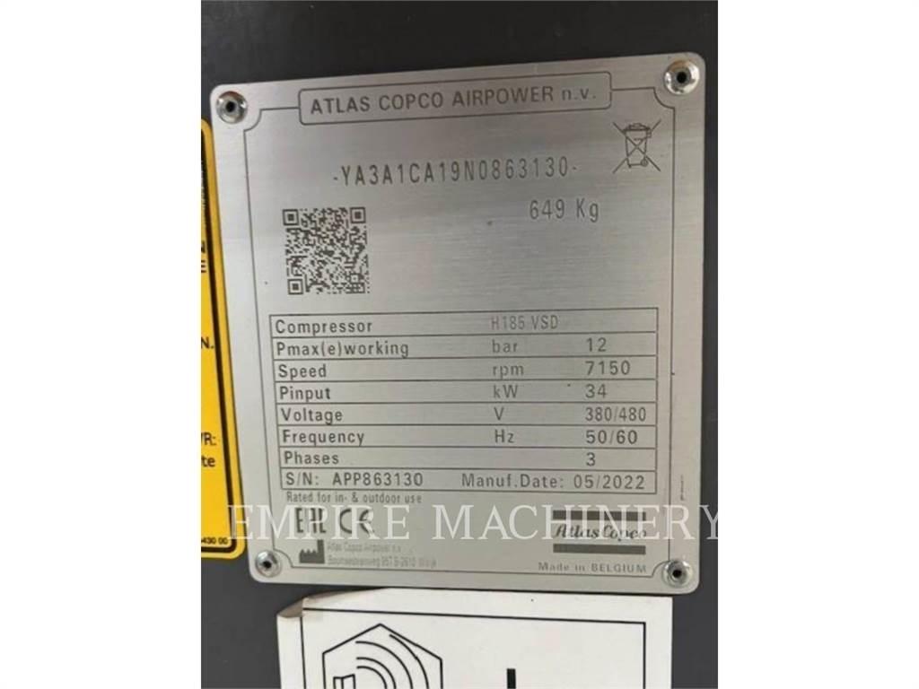 Atlas Copco H185 Compressors