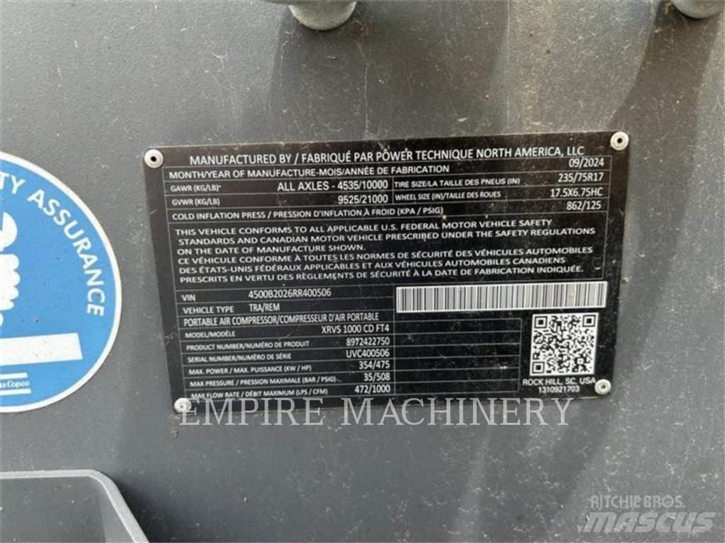 Atlas Copco XRVS1000CD Compressors
