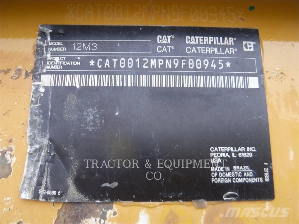 CAT 12M3 Motor Graders
