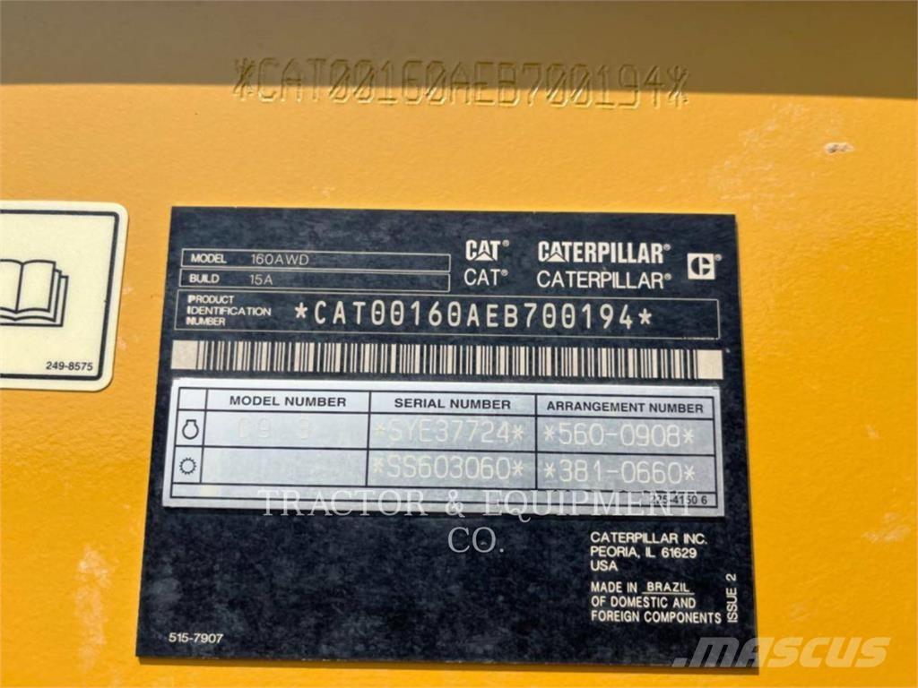 CAT 160 AWD Motor Graders
