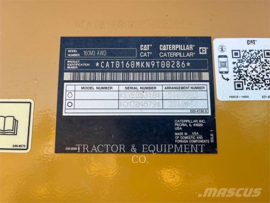 CAT 160M3 AWD Motor Graders