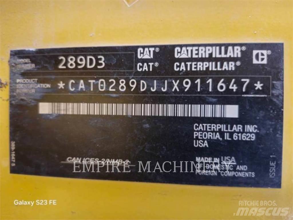 CAT 289D3 CA Skid Steer Loaders