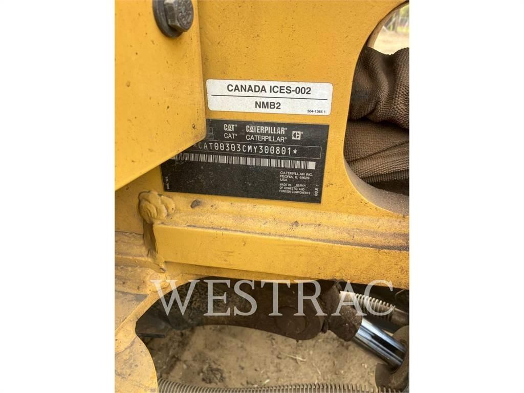 CAT 303 Mini Excavators <7t (Mini Diggers)