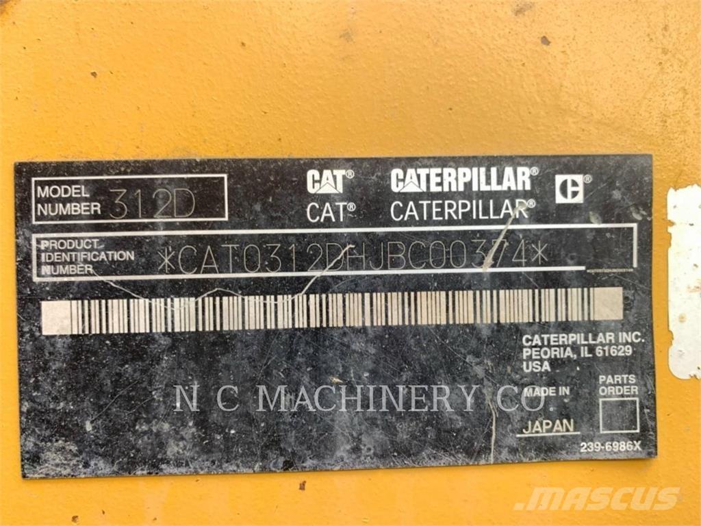 CAT 312D L Crawler Excavators