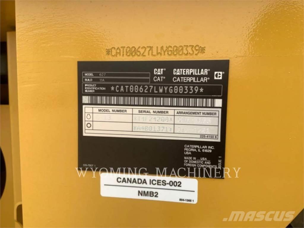 CAT 627 Scrapers