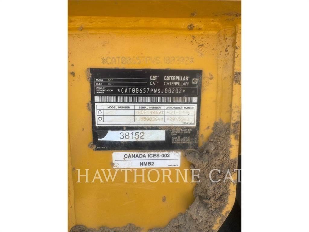 CAT 657 Scrapers