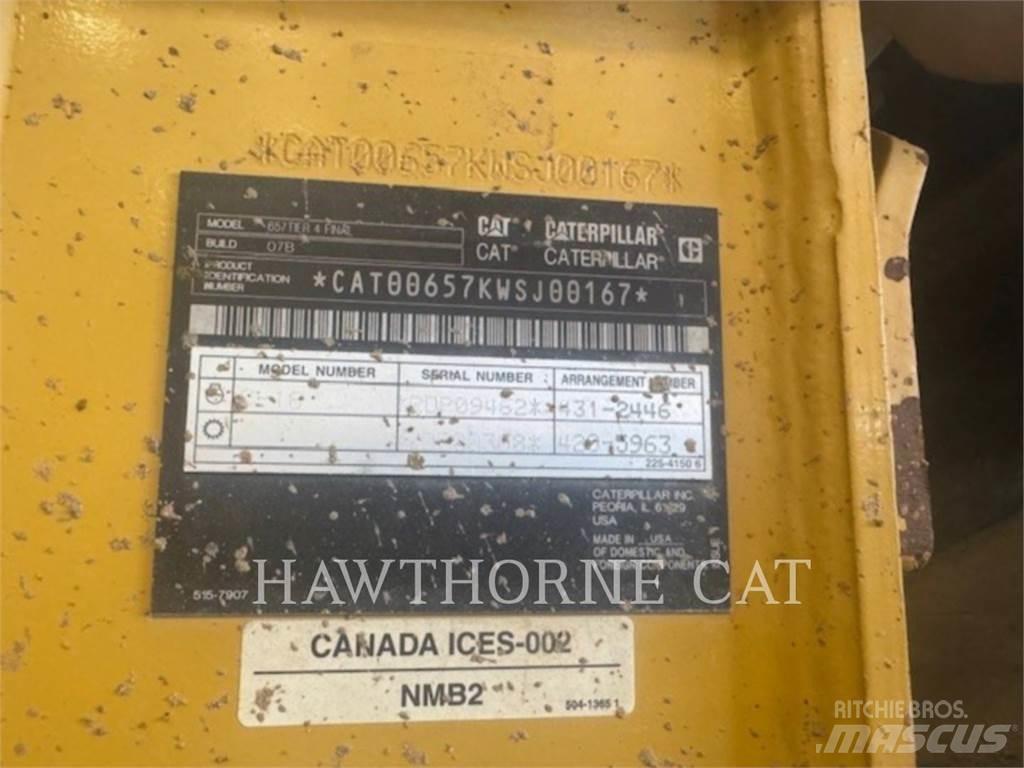 CAT 657 Scrapers
