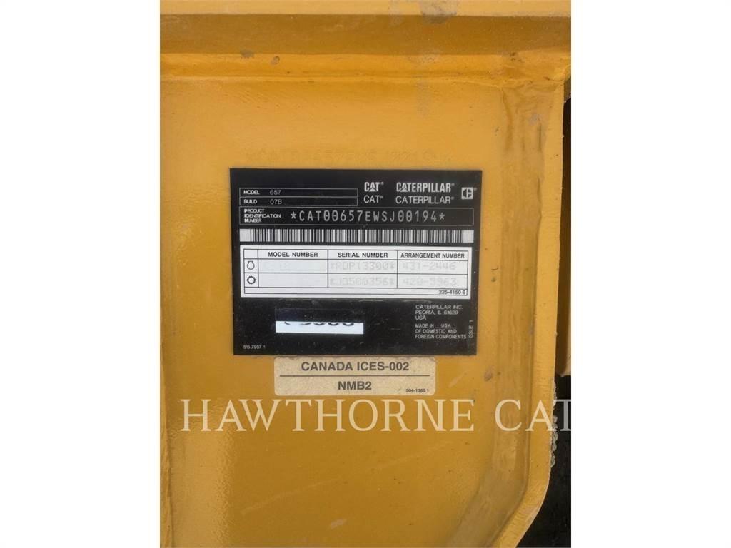 CAT 657 Scrapers