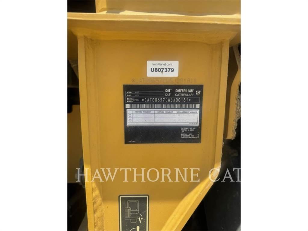 CAT 657 Scrapers