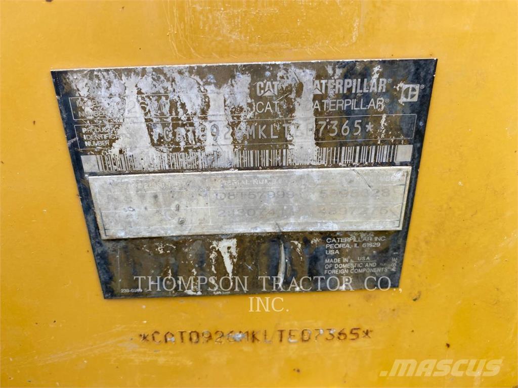 CAT 926M Wheel Loaders