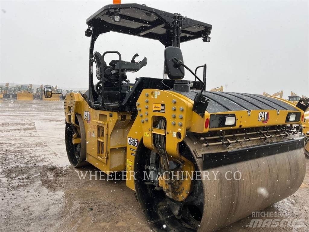CAT CB15 CW VV Twin drum rollers