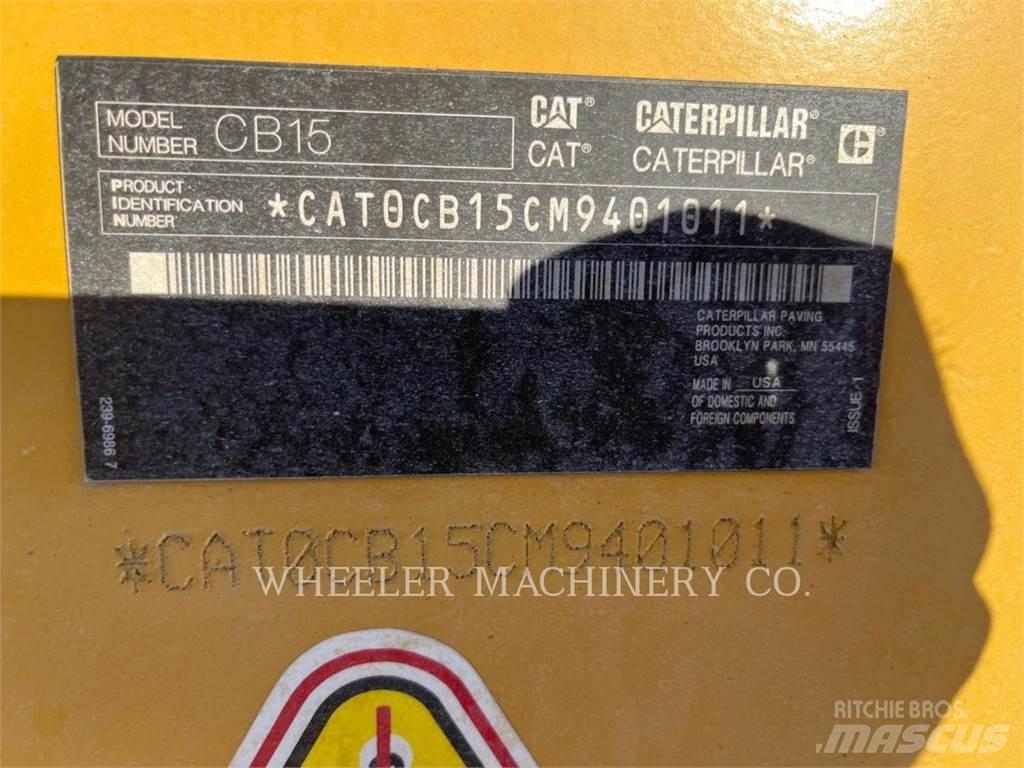 CAT CB15 CW VV Twin drum rollers