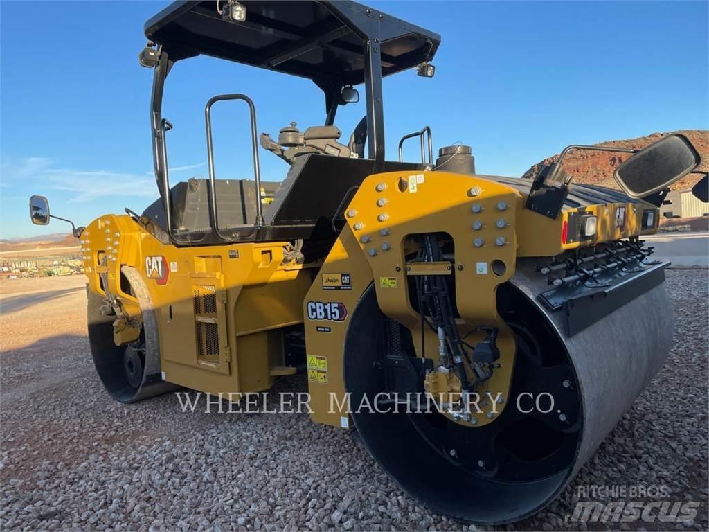 CAT CB15 CW VV Twin drum rollers