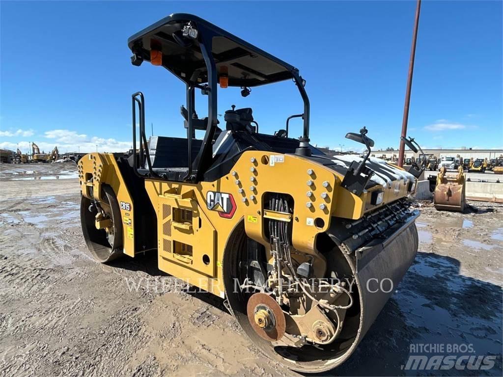 CAT CB15 CW VV Twin drum rollers