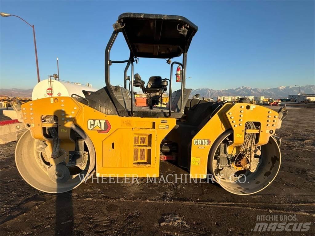 CAT CB15 CW VV Twin drum rollers