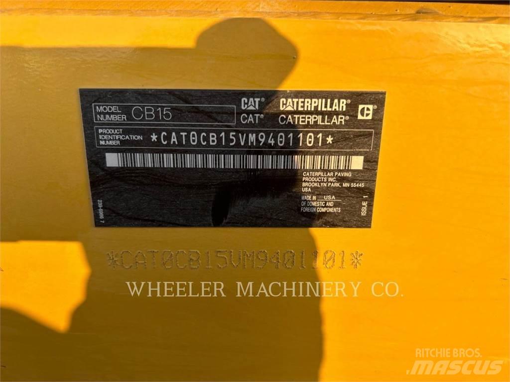 CAT CB15 CW VV Twin drum rollers