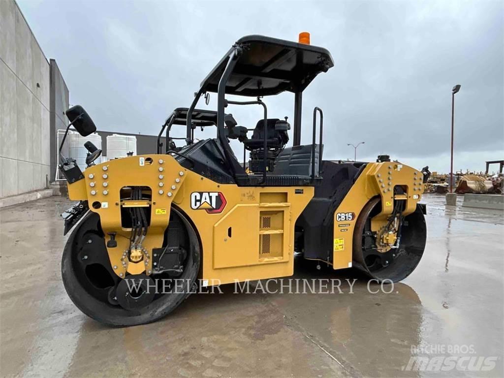 CAT CB15 CW VV Twin drum rollers