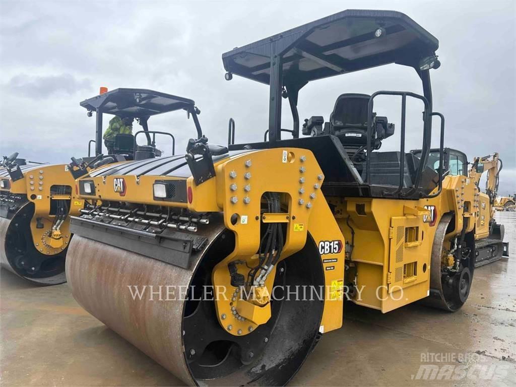CAT CB15 CW VV Twin drum rollers