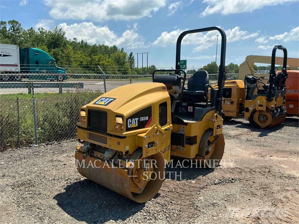 CAT CB24B Twin drum rollers