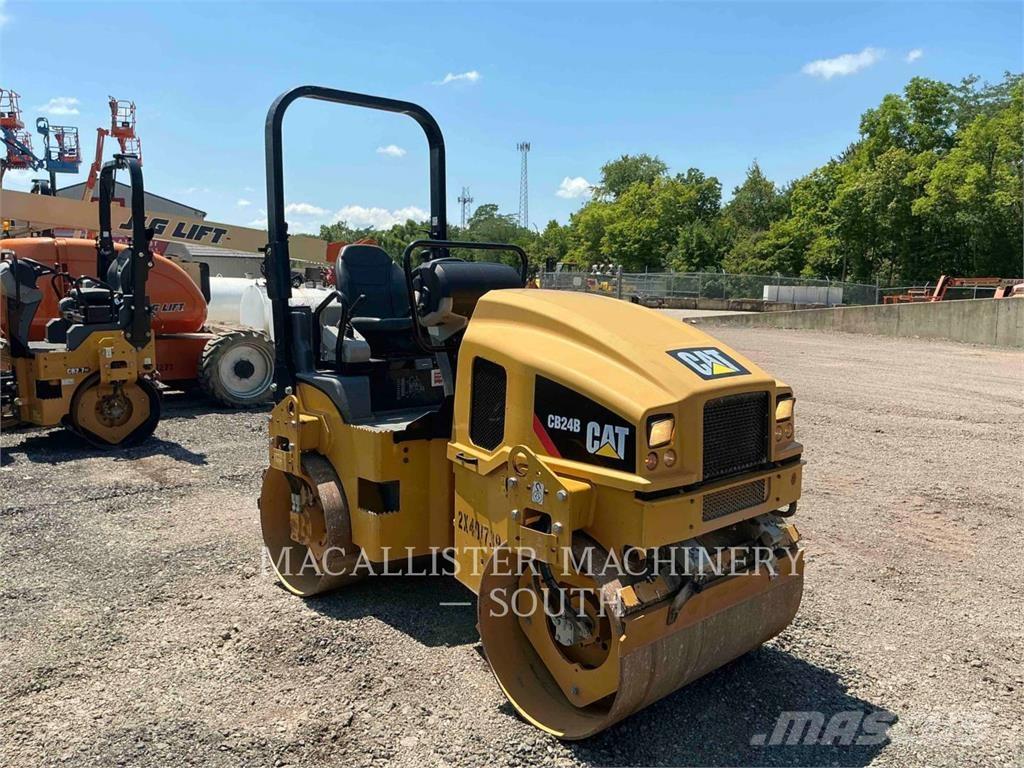 CAT CB24B Twin drum rollers
