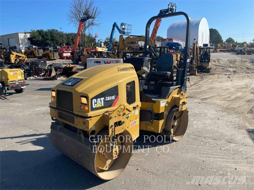 CAT CB24B Twin drum rollers