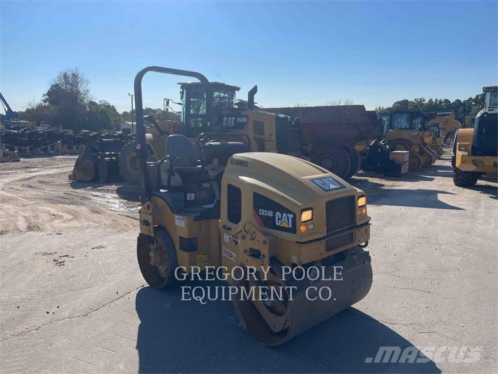 CAT CB24B Twin drum rollers