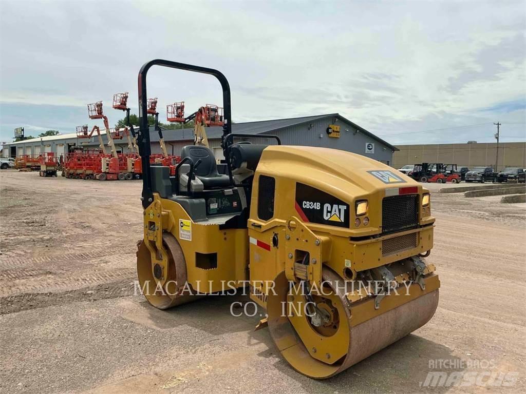 CAT CB34B Twin drum rollers