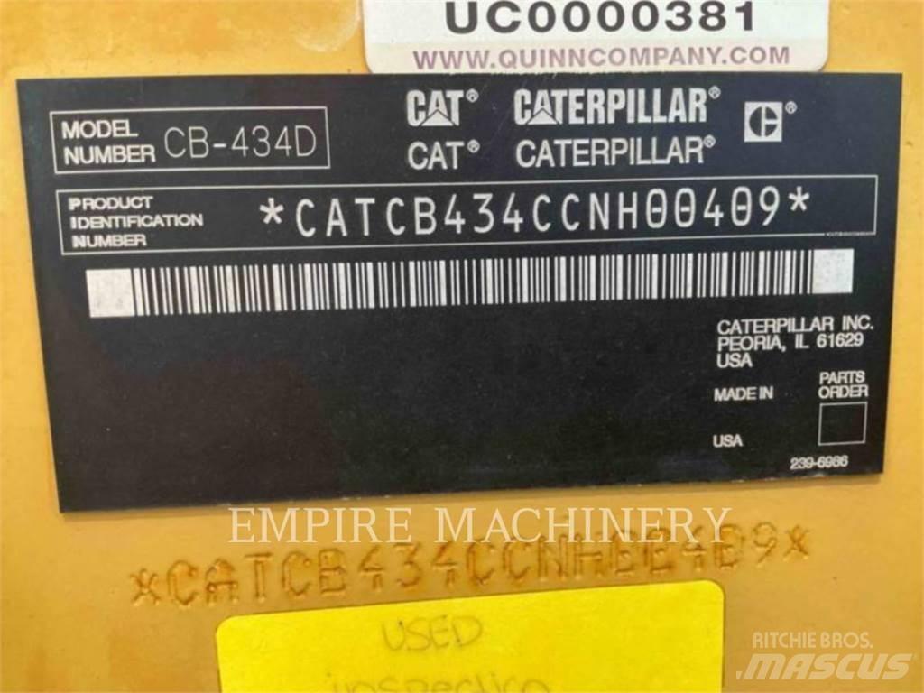 CAT CB434D Twin drum rollers