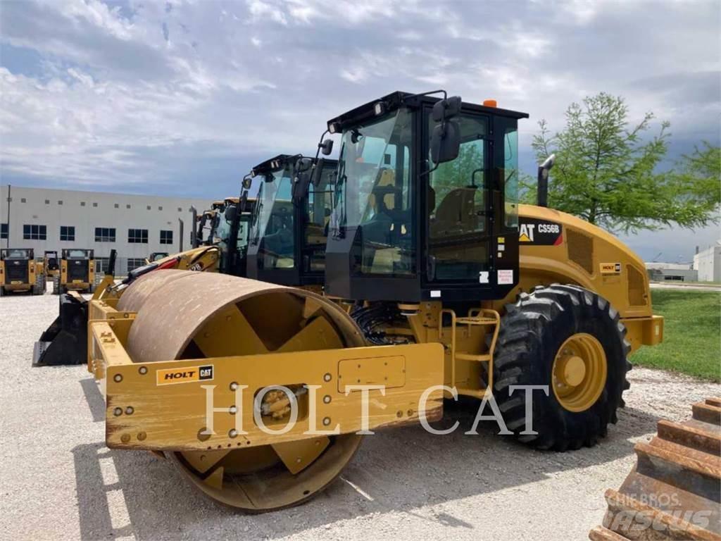 CAT CS56B CAB Single drum rollers