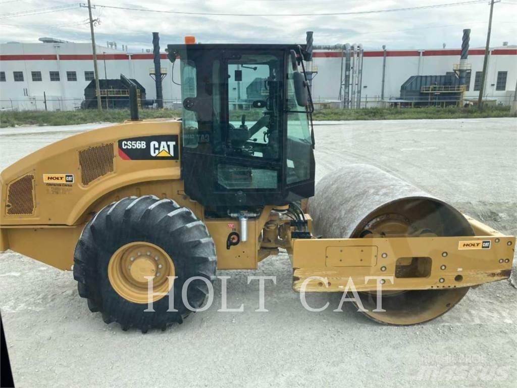 CAT CS56B CAB Single drum rollers